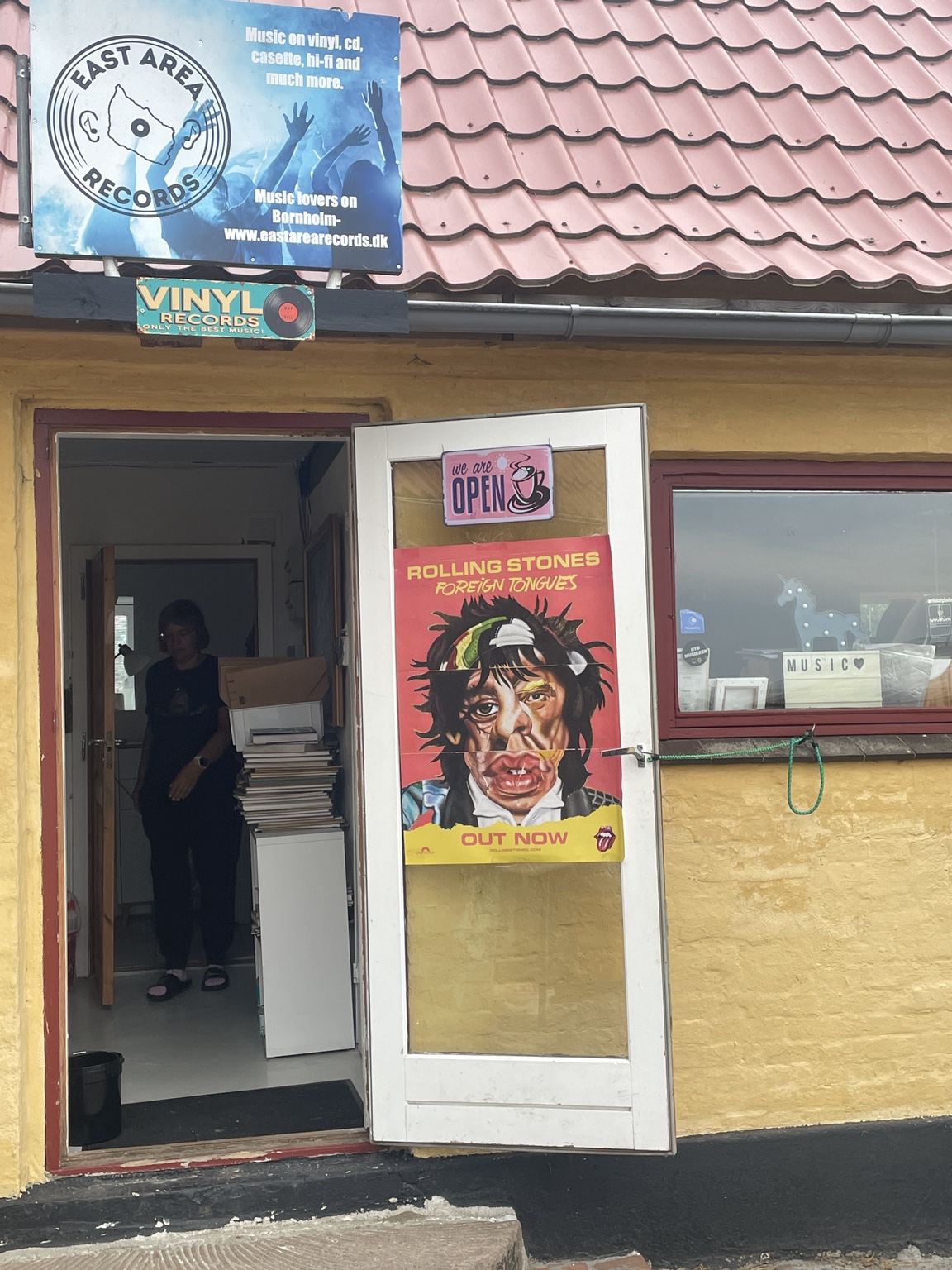 Indgangen til East Area Records